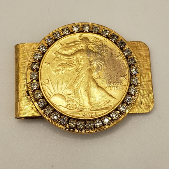 Liberty Walking Half Dollar Money Clip - Picture 4 of 7